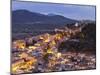 Town View of Capdepera, Evening, Majorca, Spain-Rainer Mirau-Mounted Photographic Print