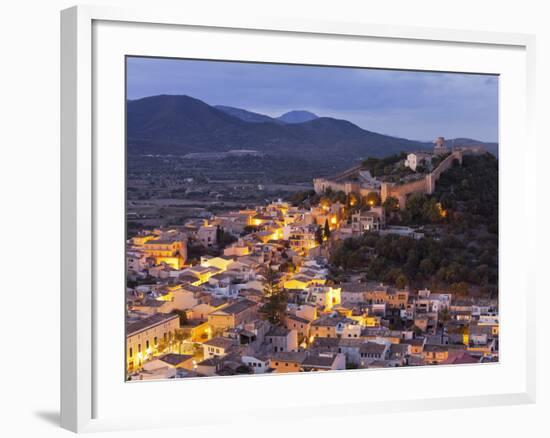 Town View of Capdepera, Evening, Majorca, Spain-Rainer Mirau-Framed Photographic Print