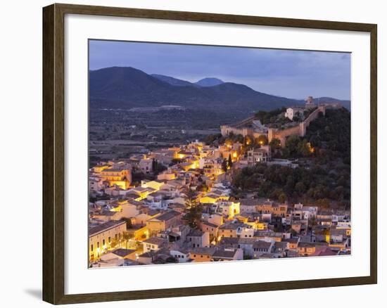 Town View of Capdepera, Evening, Majorca, Spain-Rainer Mirau-Framed Photographic Print