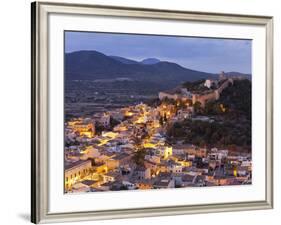 Town View of Capdepera, Evening, Majorca, Spain-Rainer Mirau-Framed Photographic Print