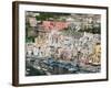 Town View of Corricella Port, Procida Corricella, Bay of Naples, Campania, Italy-Walter Bibikow-Framed Photographic Print