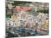 Town View of Corricella Port, Procida Corricella, Bay of Naples, Campania, Italy-Walter Bibikow-Mounted Photographic Print