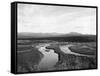 Town View of Iditarod, Alaska Photograph - Iditarod, AK-Lantern Press-Framed Stretched Canvas