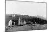 Town View of Seldovia, Alaska Photograph - Seldovia, AK-Lantern Press-Mounted Art Print