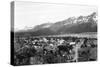 Town View of Seward, Alaska Photograph - Seward, AK-Lantern Press-Stretched Canvas