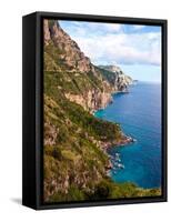 Town View, Positano, Italy-Miva Stock-Framed Stretched Canvas