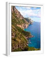 Town View, Positano, Italy-Miva Stock-Framed Premium Photographic Print
