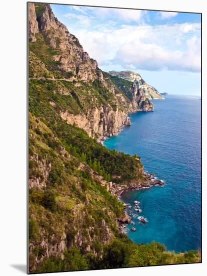 Town View, Positano, Italy-Miva Stock-Mounted Photographic Print