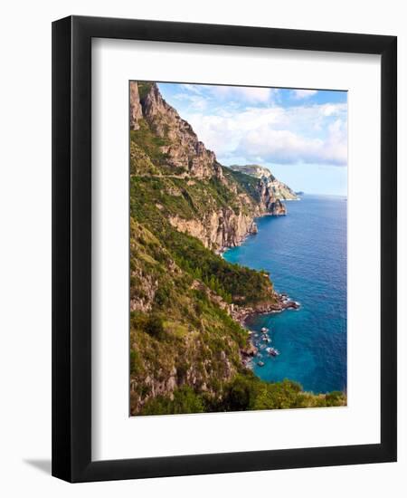 Town View, Positano, Italy-Miva Stock-Framed Premium Photographic Print