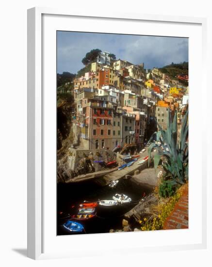 Town View, Rio Maggiore, Cinque Terre, Italy-Alison Jones-Framed Photographic Print