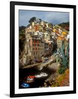 Town View, Rio Maggiore, Cinque Terre, Italy-Alison Jones-Framed Photographic Print