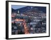 Town View with Ave de la Republique, Alpes Briancon-Walter Bibikow-Framed Photographic Print