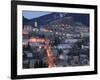 Town View with Ave de la Republique, Alpes Briancon-Walter Bibikow-Framed Photographic Print