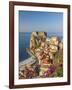 Town View With Castello Ruffo, Scilla, Calabria, Italy-Peter Adams-Framed Photographic Print