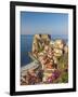 Town View With Castello Ruffo, Scilla, Calabria, Italy-Peter Adams-Framed Photographic Print