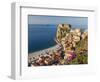 Town View With Castello Ruffo, Scilla, Calabria, Italy-Peter Adams-Framed Photographic Print