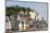 Town View with Cliffs, Le Treport, Normandy, France-Walter Bibikow-Mounted Photographic Print