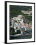 Town View with Harbor, Amalfi, Amalfi Coast, Campania, Italy-Walter Bibikow-Framed Premium Photographic Print