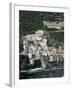 Town View with Harbor, Amalfi, Amalfi Coast, Campania, Italy-Walter Bibikow-Framed Photographic Print