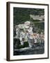 Town View with Harbor, Amalfi, Amalfi Coast, Campania, Italy-Walter Bibikow-Framed Photographic Print