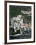 Town View with Harbor, Amalfi, Amalfi Coast, Campania, Italy-Walter Bibikow-Framed Photographic Print