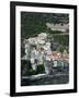 Town View with Harbor, Amalfi, Amalfi Coast, Campania, Italy-Walter Bibikow-Framed Photographic Print