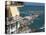 Town View with Port, Salerno, Campania, Italy-Walter Bibikow-Stretched Canvas