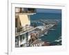 Town View with Port, Salerno, Campania, Italy-Walter Bibikow-Framed Photographic Print