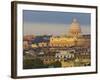Town View with St. Peter's Basilica, Rome, Lazio, Italy-Rainer Mirau-Framed Photographic Print