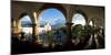 Town Viewed Through from a Palace, Palacio De Los Capitanes Generale, Antigua Guatemala, Guatemala-null-Mounted Photographic Print