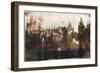 Town with a Broken Bridge-Victor Hugo-Framed Giclee Print