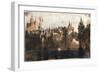 Town with a Broken Bridge-Victor Hugo-Framed Giclee Print