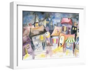 Town-DannyWilde-Framed Art Print