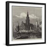 Townhall and Butter Market at Alkmaar, North Holland-George Henry Andrews-Framed Giclee Print