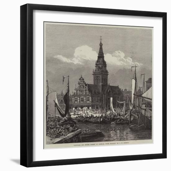 Townhall and Butter Market at Alkmaar, North Holland-George Henry Andrews-Framed Giclee Print