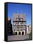 Townhall and Market Square, Alsfeld, Hesse, Germany-Hans Peter Merten-Framed Stretched Canvas