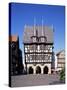 Townhall and Market Square, Alsfeld, Hesse, Germany-Hans Peter Merten-Stretched Canvas