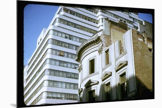 Townhouse Being Demolished-Walker Evans-Mounted Premium Photographic Print