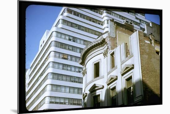 Townhouse Being Demolished-Walker Evans-Mounted Photographic Print