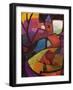 Townscape, Badacsony Hillside-Emil Parrag-Framed Giclee Print