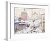 Townscape in Winter-Konstantin Ivanovich Gorbatov-Framed Giclee Print