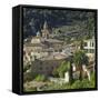 Townscape of Valldemossa, Majorca, Spain-Rainer Mirau-Framed Stretched Canvas