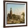 Townspeople Near the Nicolaikerk, Utrecht-Jan Hendrik Verheyen-Framed Giclee Print