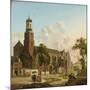 Townspeople Near the Nicolaikerk, Utrecht-Jan Hendrik Verheyen-Mounted Giclee Print