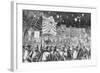 Townspeople Parading-null-Framed Giclee Print