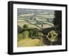 Towpath, Monmouth and Brecon Canal, Tal Y Bont, Powys, Mid-Wales, Wales, United Kingdom-David Hughes-Framed Photographic Print