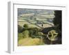 Towpath, Monmouth and Brecon Canal, Tal Y Bont, Powys, Mid-Wales, Wales, United Kingdom-David Hughes-Framed Photographic Print