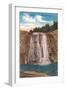 Toxaway Falls, Western North Carolina-null-Framed Art Print