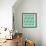 Toy Blocks Small - Green-Laurence Lavallee-Framed Giclee Print displayed on a wall