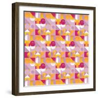 Toy Blocks Small - Red-Laurence Lavallee-Framed Giclee Print